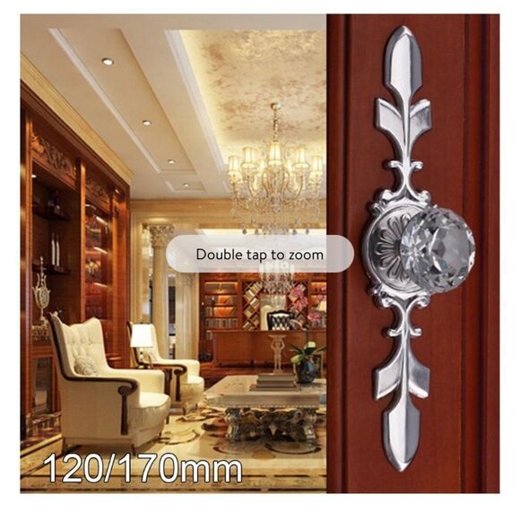 6 Stunning Crystal Cabinet Pulls - Picture 2 of 5